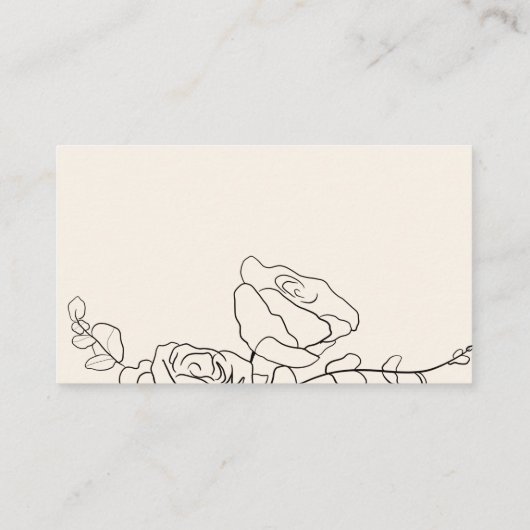 Moderne elegant visitekaartje (Achterkant)