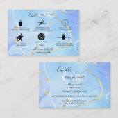 Moderne Elegant Waterverf Green Candle Care Visitekaartje (Voorkant / Achterkant)