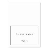 Moderne Elegant Weddenschap-kaarten Kaart (Voorkant)