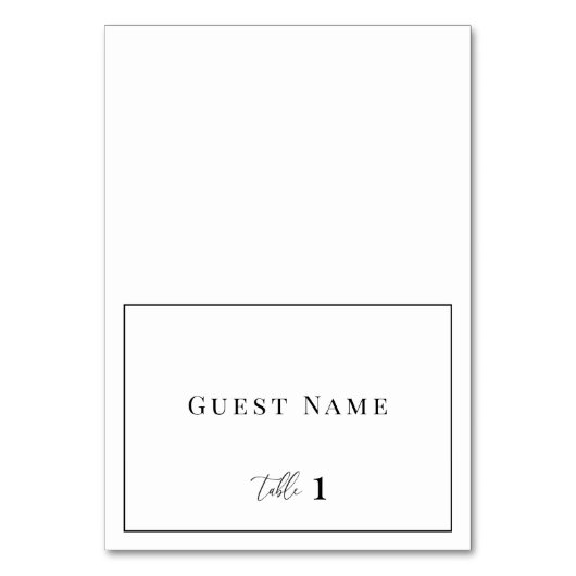 Moderne Elegant Weddenschap-kaarten Kaart (Voorkant)