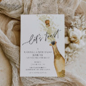 Moderne Elegante 50e bruiloft Jubileum uitnodiging