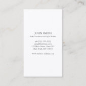 Moderne Elegante 7 Chakras Kundalini Healer Rainbo Visitekaartje (Achterkant)