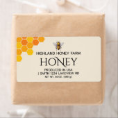 Moderne Elegante Aangepaste Honinglabels Etiket (Insitu)