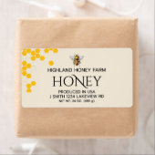 Moderne Elegante Aangepaste Honinglabels Etiket (Insitu)
