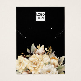 Moderne Elegante aangepaste sieraden oorbel displa Visitekaartje