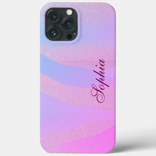 Moderne elegante abstracte landschapsbergen Case-Mate iPhone case (Achterkant)