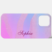 Moderne elegante abstracte landschapsbergen Case-Mate iPhone case (Achterkant (horizontaal))