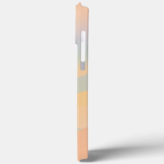 Moderne elegante abstracte landschapsbergen Case-Mate iPhone case (Achterkant / Links)