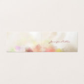 Moderne elegante Abstracte Sjabloon handschrift Visitekaartje (Buitenkant ongevouwen)