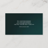 Moderne, elegante, Abstracte, stijlvolle ondernemi Visitekaartje (Achterkant)