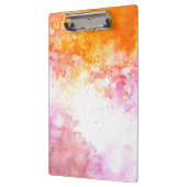 Moderne Elegante Abstracte waterverf Klembord (Links)