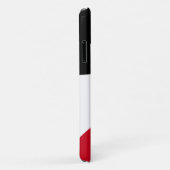 Moderne Elegante Abstracte Zwarte, Rode en Witte K Case-Mate iPhone Case (Achterkant/rechts)