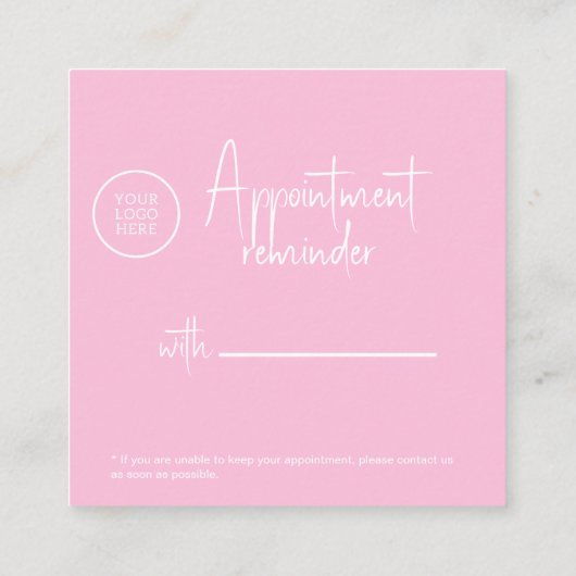 Moderne Elegante afspraakkaart met QRcode Afsprakenkaartje (Achterkant)