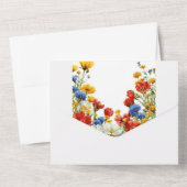 Moderne elegante afstudeerfeest uitnodiging (Achterkant)