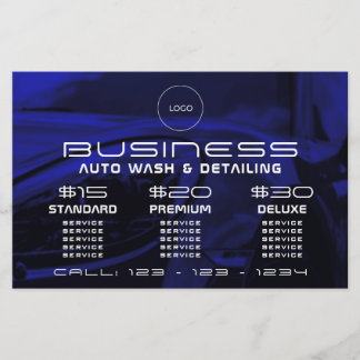 Moderne elegante auto flyer