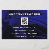 Moderne elegante auto flyer (Achterkant)