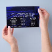 Moderne elegante auto flyer (Hand)