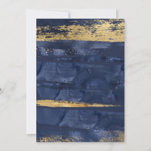 Moderne elegante bar mitswa uitnodiging (Achterkant)