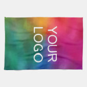 Moderne Elegante Beste BedrijfsBedrijf Logo Sjablo Theedoek (Horizontaal)