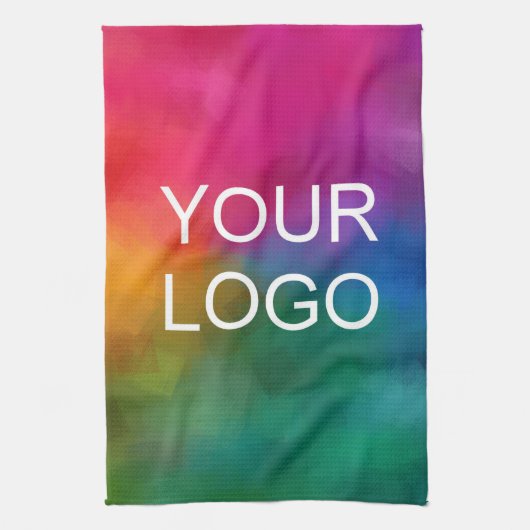 Moderne Elegante Beste BedrijfsBedrijf Logo Sjablo Theedoek (Verticaal)