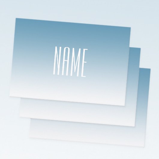 Moderne Elegante bewerkbare Tekst & Ombre Kleur Inpakpapier Vel