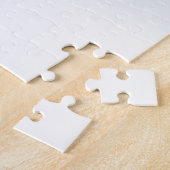 Moderne Elegante bewerkbare Tekst & Ombre Kleur Legpuzzel (Zijkant)