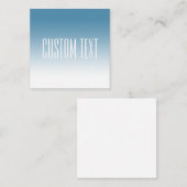 Moderne Elegante bewerkbare Tekst & Ombre Kleur Notitiekaartje (Voorkant / Achterkant)