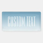 Moderne Elegante bewerkbare Tekst & Ombre Kleur Spandoek (Horizontaal)