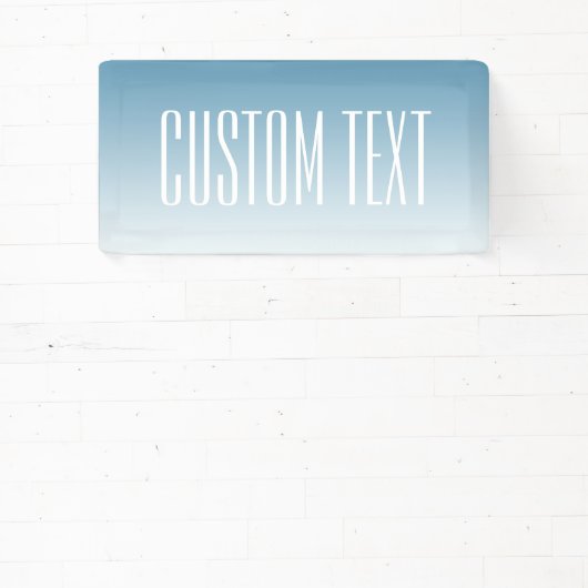 Moderne Elegante bewerkbare Tekst & Ombre Kleur Spandoek (Insitu)