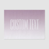 Moderne Elegante bewerkbare Tekst & Ombre Kleur Tissuepapier (Voorkant)