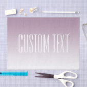 Moderne Elegante bewerkbare Tekst & Ombre Kleur Tissuepapier (Craft)