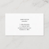 Moderne Elegante Blauwe Circuit Board Grijs Consul Visitekaartje (Achterkant)