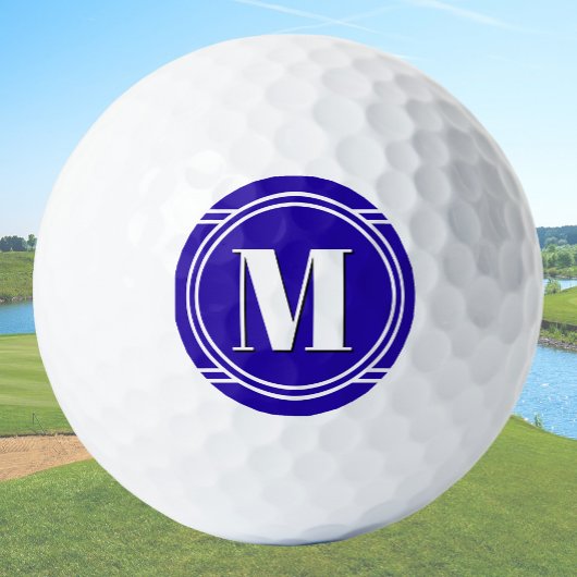 Moderne Elegante Blauwe Eigen Merknaam Golfballen