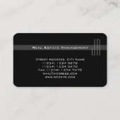 Moderne elegante bleke stijl visitekaartje (Achterkant)