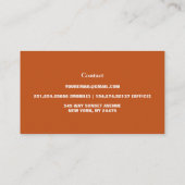 Moderne Elegante Bloemen Bloemen Visitekaartje (Achterkant)