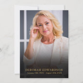 Moderne Elegante Bloemige Viering Van Het Leven Fo Kaart (Achterkant)