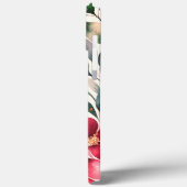 Moderne elegante blush roze rozenbloemen Case-Mate iPhone case (Achterkant / Links)