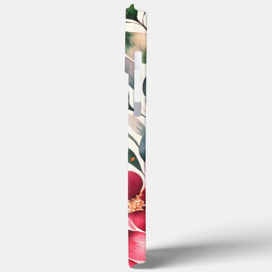 Moderne elegante blush roze rozenbloemen Case-Mate iPhone case (Achterkant / Links)