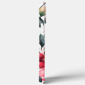 Moderne elegante blush roze rozenbloemen Case-Mate iPhone case (Achterkant / Rechts)