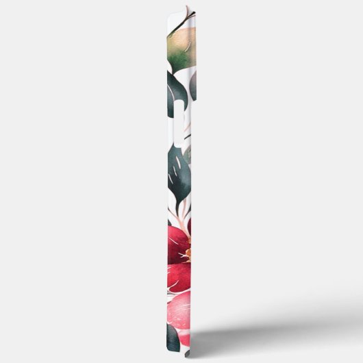 Moderne elegante blush roze rozenbloemen Case-Mate iPhone case (Achterkant / Rechts)