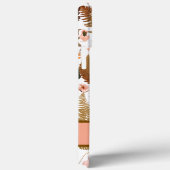 Moderne elegante bohemian lente bladeren & bloemen Case-Mate iPhone case (Achterkant / Rechts)