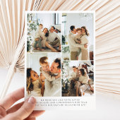 Moderne Elegante Boho Script Vakantiekaart Kaart