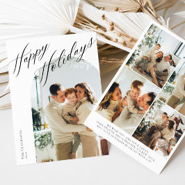 Moderne Elegante Boho Script Vakantiekaart Kaart