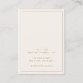 Moderne Elegante Boho sieraden Oorbellen Display K Visitekaartje (Achterkant)