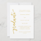 Moderne Elegante Boog Foto Aankondiging (Achterkant)