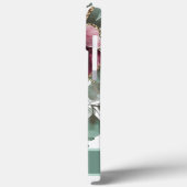 Moderne elegante bordeauxrode roos bloemen Hoesje- Case-Mate iPhone Case (Achterkant / Links)