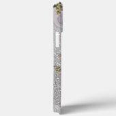 Moderne elegante bordeauxrode roos Case-Mate iPhone case (Achterkant / Rechts)