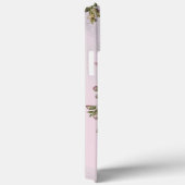 Moderne elegante bordeauxrode roos Case-Mate iPhone case (Achterkant / Rechts)