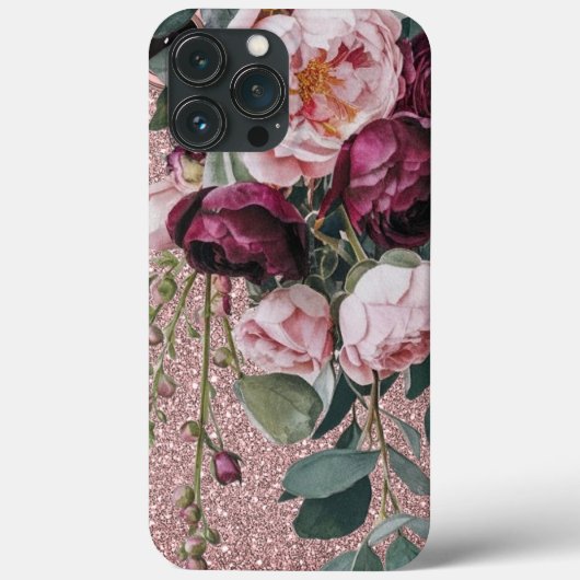 Moderne elegante bordeauxrode roos Hoesje-Mate iPh Case-Mate iPhone Case (Achterkant)