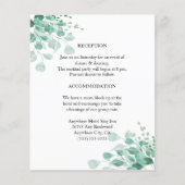 Moderne Elegante Botanische Greenery Enclosure Kaa (Voorkant)